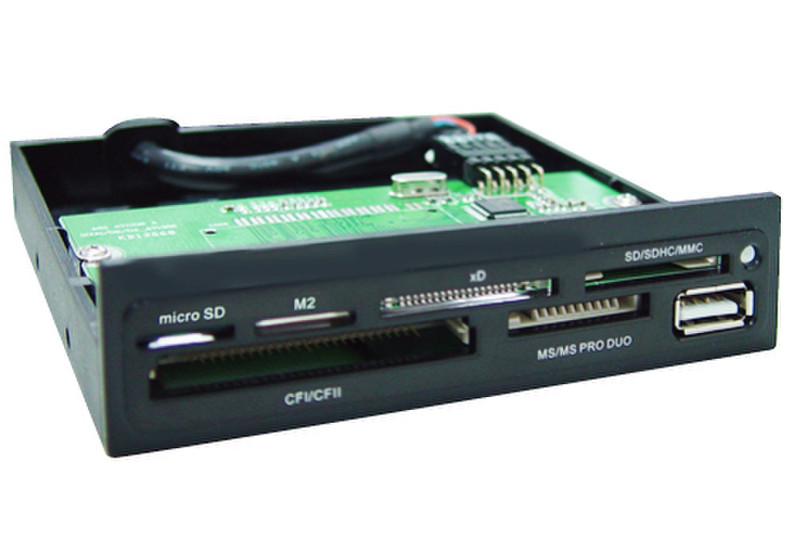 GreenPower IR-204B Внутренний Черный устройство для чтения карт флэш-памяти