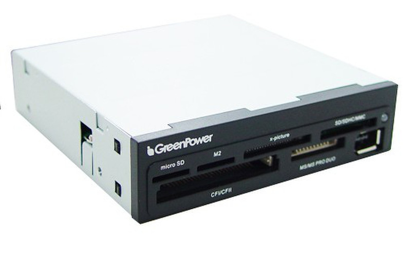 GreenPower IR-214B Внутренний USB 2.0 устройство для чтения карт флэш-памяти