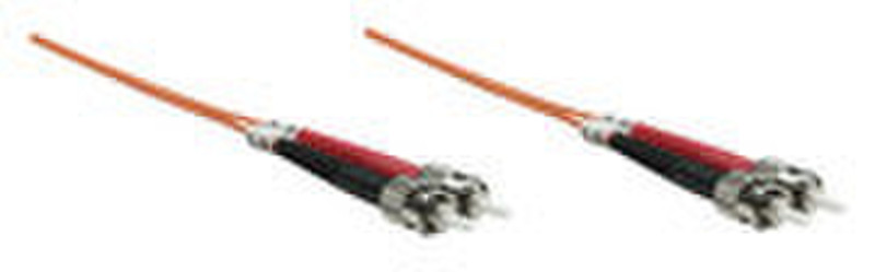 Intellinet 510325 5m ST ST Orange fiber optic cable