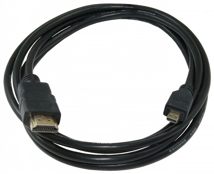 3GO Micro HDMI v1.3 1.8м HDMI Micro-HDMI Черный