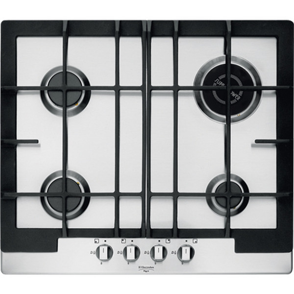 Electrolux PQX640OV built-in Gas Black,Silver hob