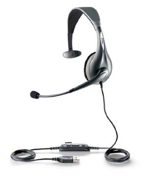 Jabra UC VOICE 150 MS mono USB Monophon Kopfband Grau Headset