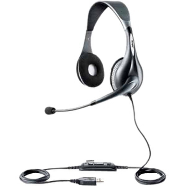 Jabra UC VOICE 150 duo USB Binaural Kopfband Grau Headset