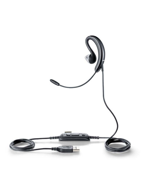 Jabra UC VOICE 250 USB Monophon Ohrbügel, im Ohr Schwarz Headset