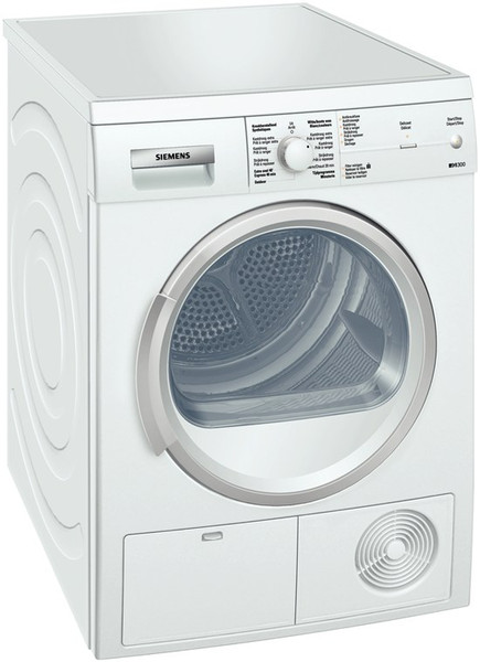 Siemens WT46E163FG freestanding Front-load 7kg B White tumble dryer