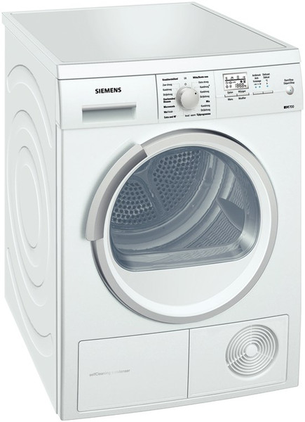 Siemens WT46W563FG Фронтальная загрузка 7кг A+ Белый сушилка для белья