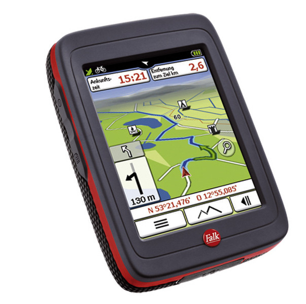 Falk Outdoor Navigation Ibex 30 Cross Tragbar / Fixiert 3.5Zoll Touchscreen 200g Schwarz