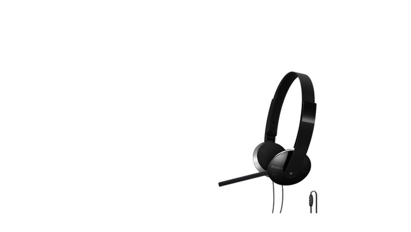 Sony DR-320DPV/BLK 2x 3.5 mm Binaural Head-band Black headset