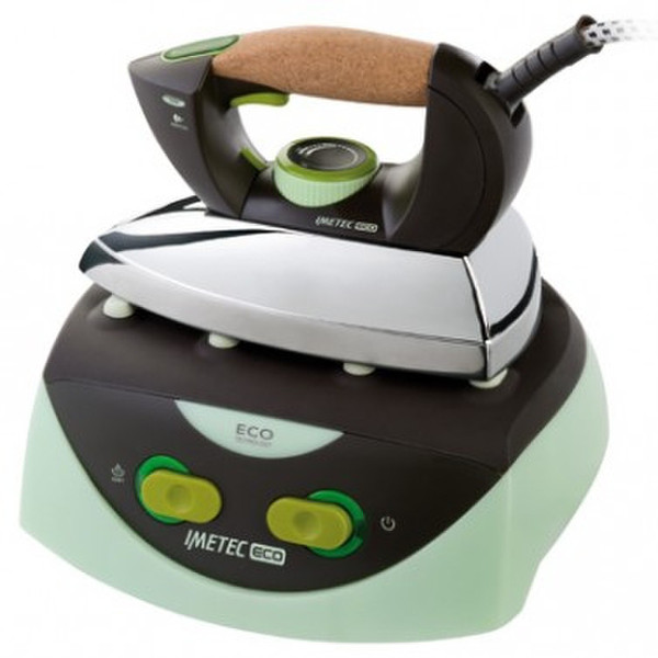 Imetec ECO COMPACT 2200W 1.5L Aluminium soleplate Green steam ironing station
