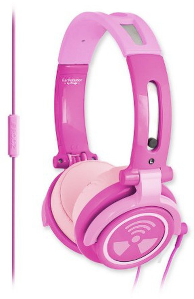 ifrogz EarPollution CS40 3.5 mm Binaural Head-band Pink headset