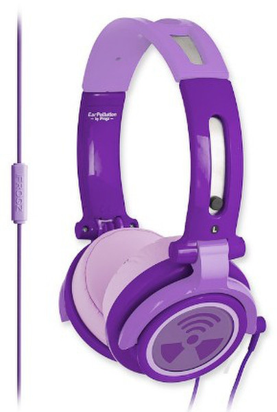 ifrogz EarPollution CS40 3.5 mm Binaural Head-band Purple headset