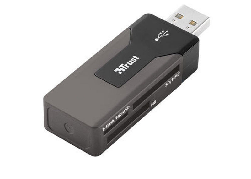 Trust SuperSpeed USB 3.0 Черный устройство для чтения карт флэш-памяти