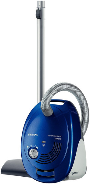 Siemens VS06G1802 Cylinder vacuum 4L 1800W Blue,Silver vacuum