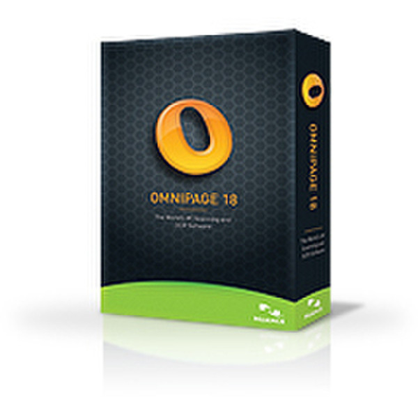 Nuance OmniPage 18 Standard, EDU, Win32, Box, CD, SWE