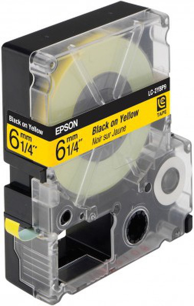 Epson Label Cartridge Pastel LC-2YBP9 Black/Yellow 6mm (9m)