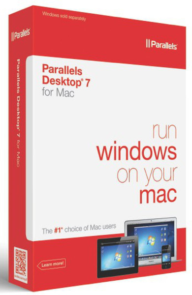 Parallels Desktop 7 f/ Mac, EDU, Fullversion, ENG