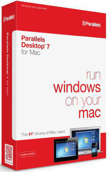 Parallels Desktop 7 f/ Mac SMB, 5L, DEU