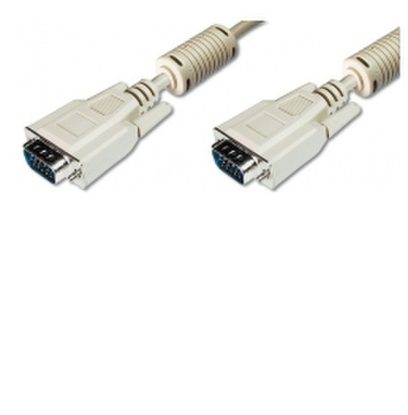 Digitus AK-310103-150-E 15m VGA (D-Sub) VGA (D-Sub) Beige VGA-Kabel