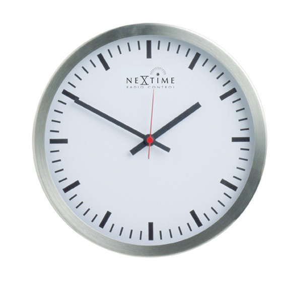 NeXtime Radio Control Mechanical wall clock Kreis Weiß