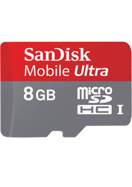Sandisk Mobile Ultra microSDHC 8GB MicroSDHC Class 6 memory card