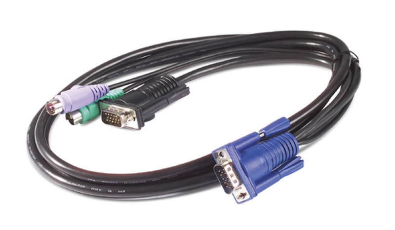 APC AP5254 3.66m Black KVM cable
