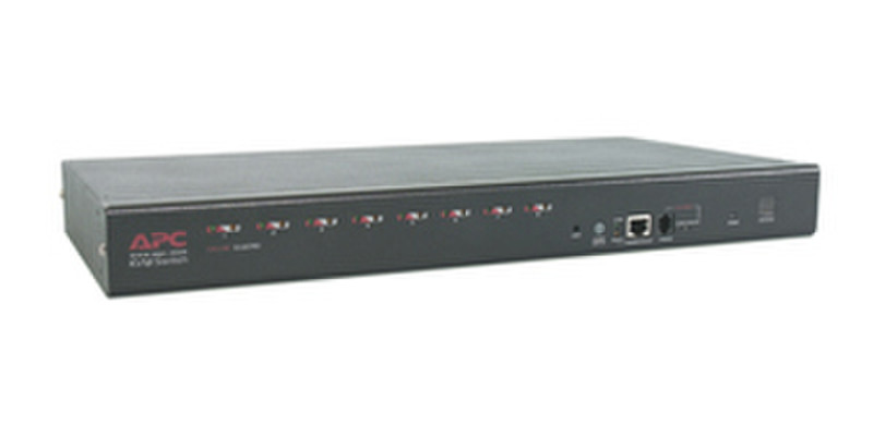 APC 8 Port Multi-Platform Analog KVM 1U Tastatur/Video/Maus (KVM)-Switch