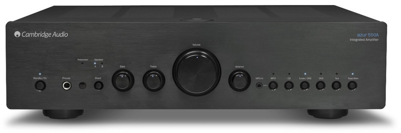 Cambridge Azur 550A home Wired Black audio amplifier