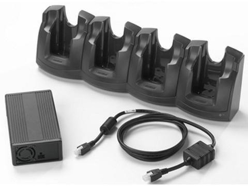 Zebra 4-Slot Cradle Kit Для помещений Черный