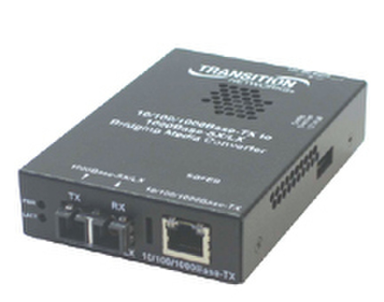 Transition Networks SGFEB1014-120 1000Мбит/с 1310нм Single-mode Черный сетевой медиа конвертор