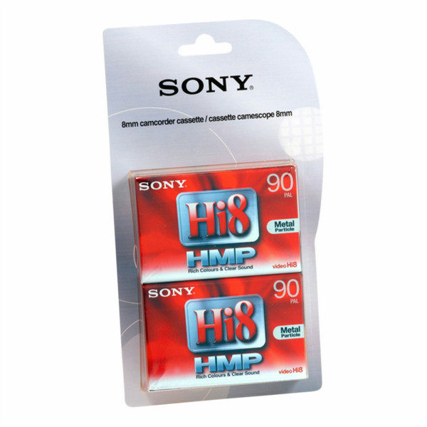 Sony Camcordertape HI8 90min (2) Leeres Videoband