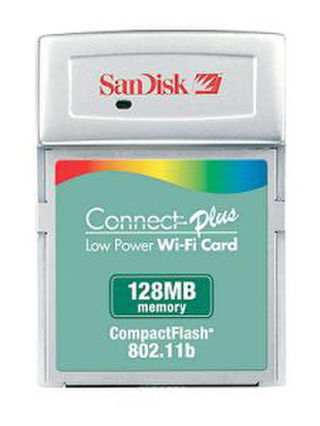 Sandisk Compact Flash Card 128Mb 11Mbit/s networking card