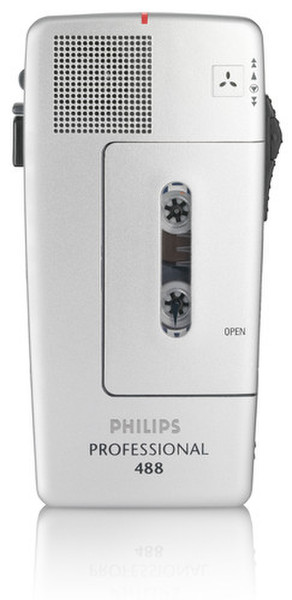 Philips Pocket Memo 488 Cassette Silver dictaphone