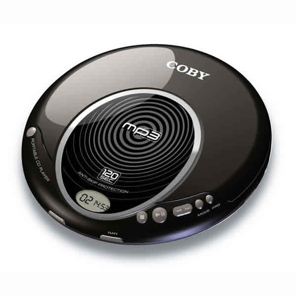 Coby Personal MP3/CD Player with 120-Second Anti-Skip Personal CD player Черный