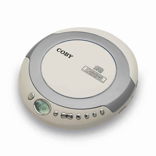 Coby CX-CD332 Slim Personal CD Player with AM/FM Stereo Radio Personal CD player