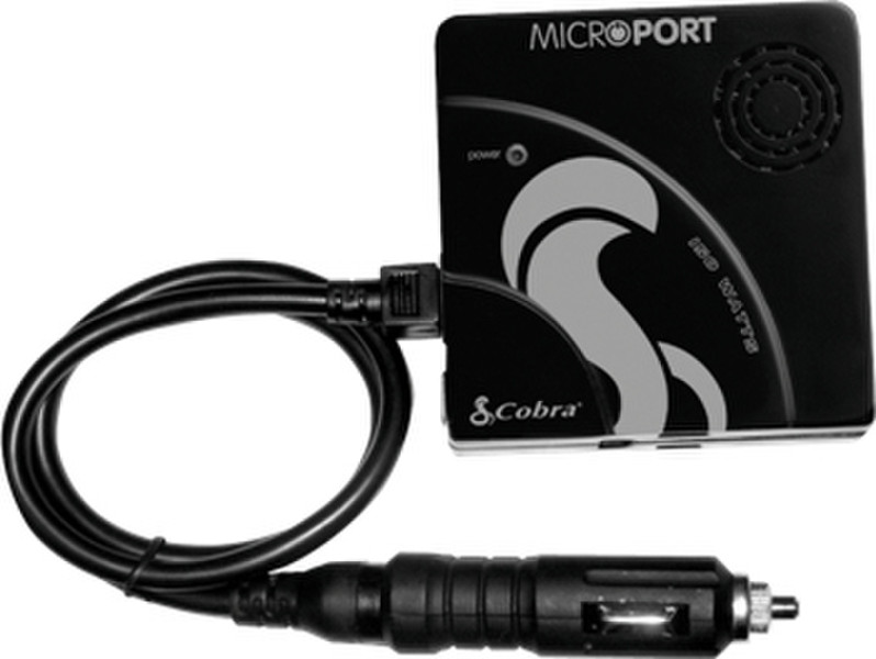 Cobra Microport Black power adapter/inverter