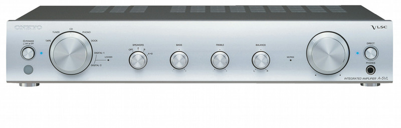 ONKYO A-5VL 1.0 home Wired Silver audio amplifier