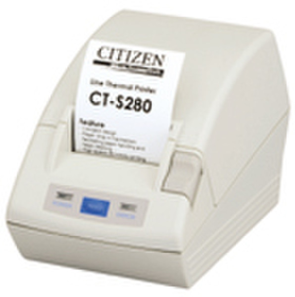 Citizen CT-S280 USB White 203 x 203dpi устройство печати этикеток/СD-дисков