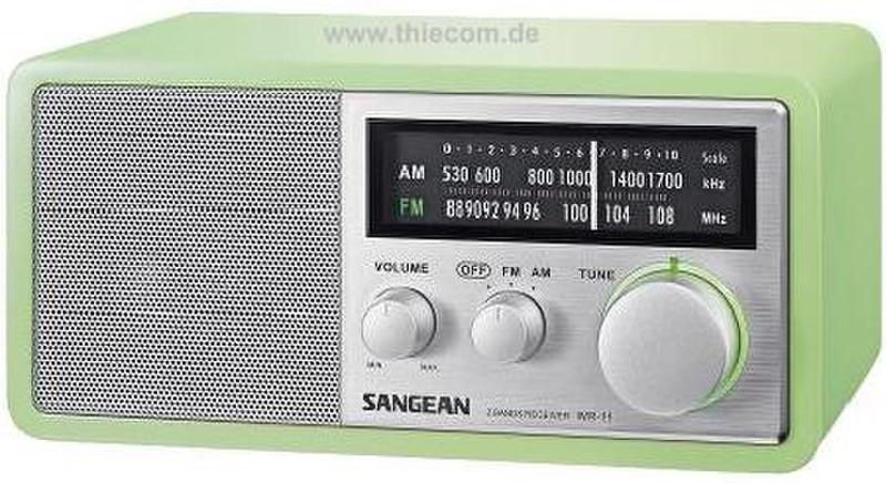 Sangean WR-11 Tragbar Analog Cremefarben Radio