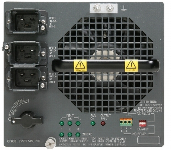 Cisco WS-CAC-8700W-E= 8700W Black power supply unit