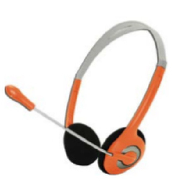 Approx APPHSOVL 2x 3.5 mm Binaural Head-band Orange headset