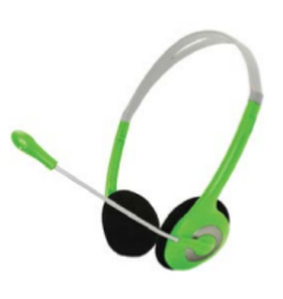 Approx APPHSGVL 2x 3.5 mm Binaural Head-band Green headset