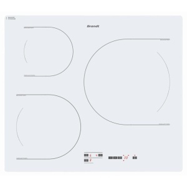 Brandt TI118W built-in Electric induction White hob
