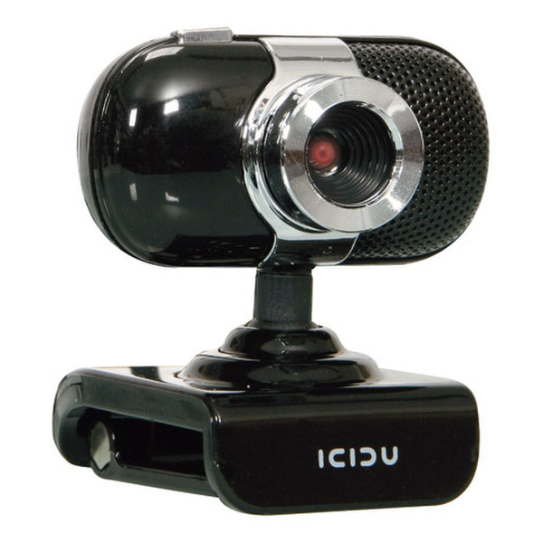 ICIDU VGA Webcam with microphone 640 x 480пикселей USB 2.0 Черный, Cеребряный