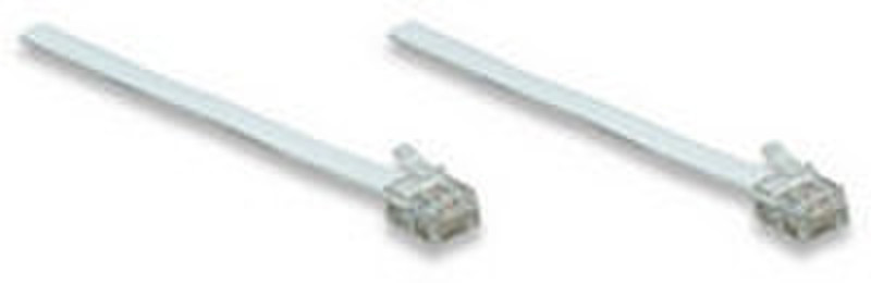 Manhattan 305976 3m White telephony cable