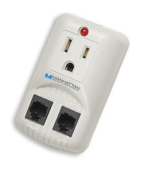 Manhattan 309691 1AC outlet(s) 230-400V White surge protector
