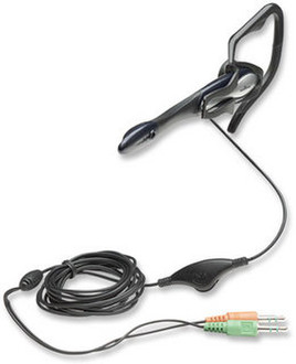 Manhattan 176682 2x 3.5 mm Monaural Ear-hook headset