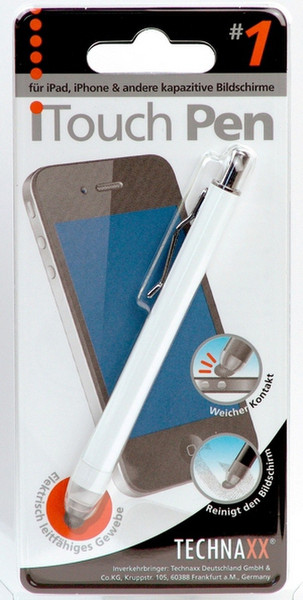Technaxx iTouch Pen1 Белый стилус