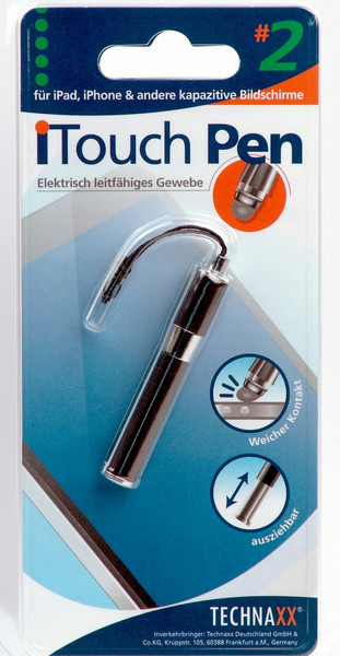 Technaxx iTouch Mini Pen2 Black stylus pen