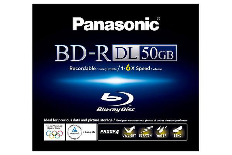 Panasonic LM-BR50MWE чистые Blu-ray диски