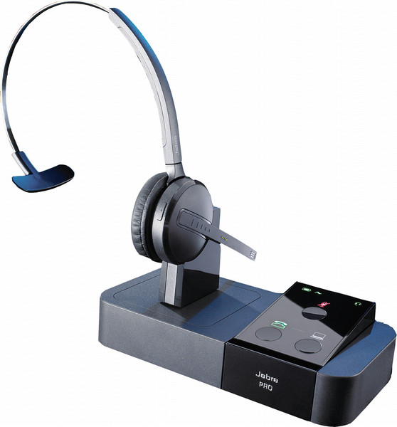 AGFEO Headset 9450 DECT Monophon Ohrbügel, Kopfband Schwarz Headset